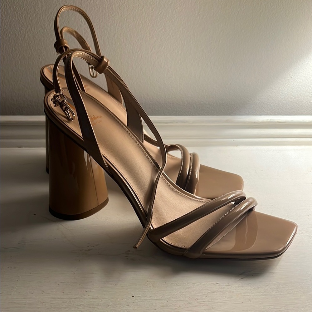 NEW Adam Edelman Tan Women's Block Heels